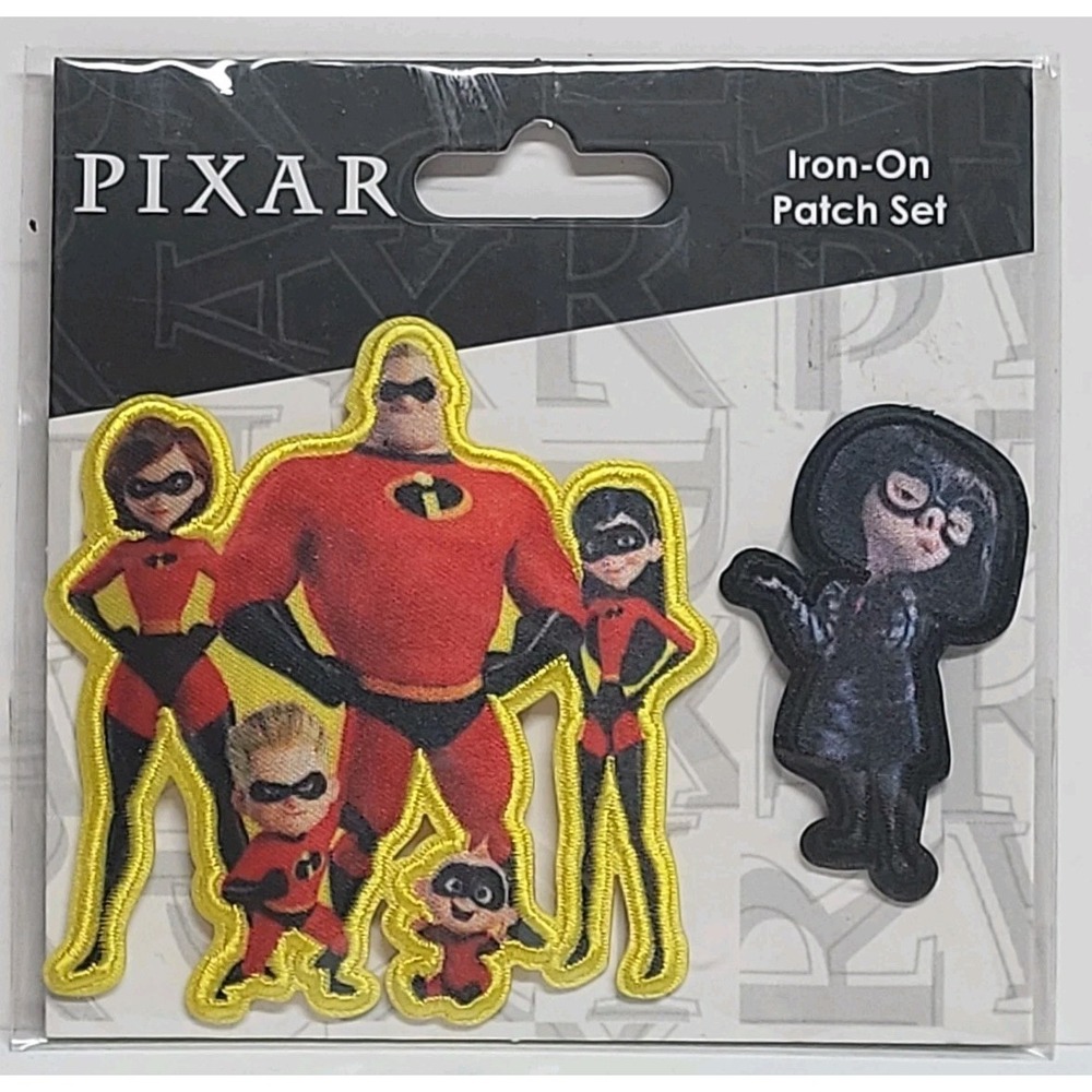 New Disney Pixar The Incredibles Iron On Patch Neon Tuesday Craft Sewing